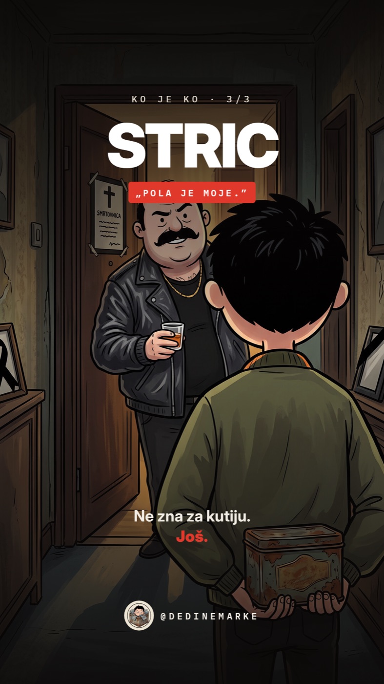 Stric, lik iz serije Dedine Marke